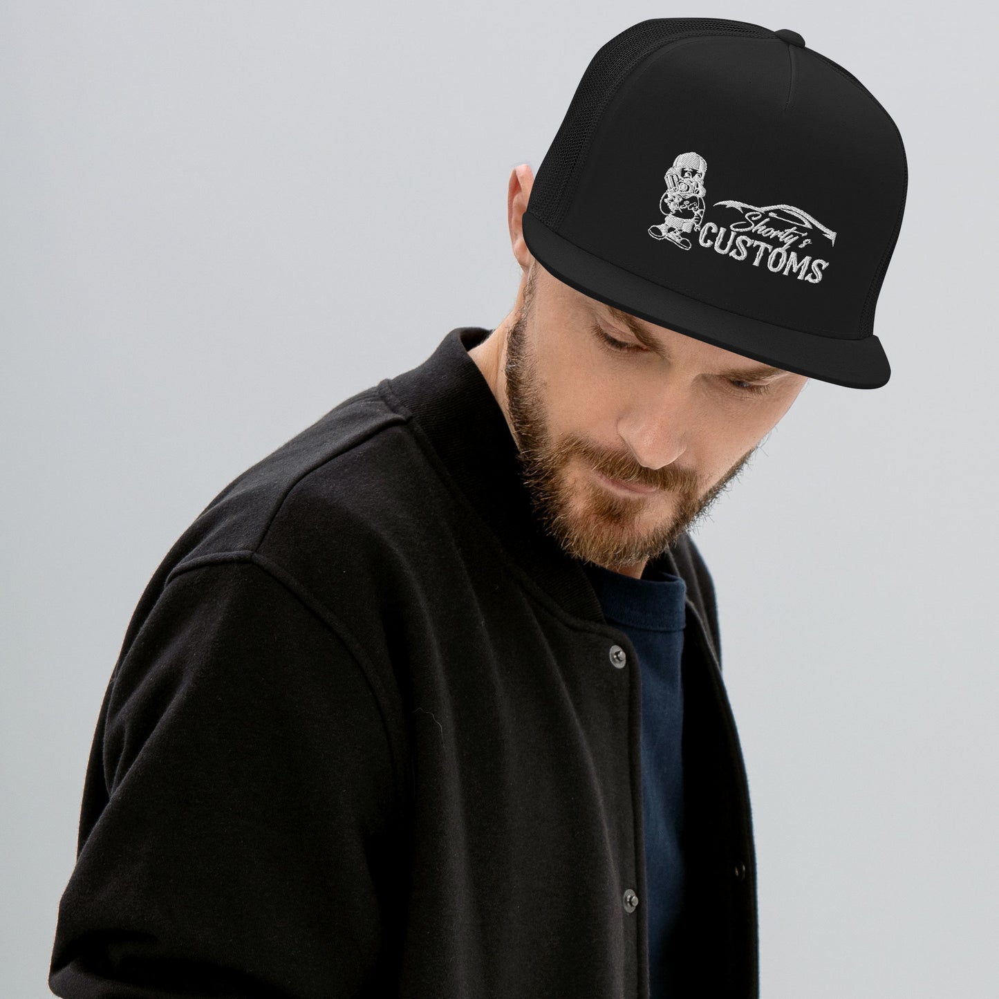 Flat Brim Trucker Cap
