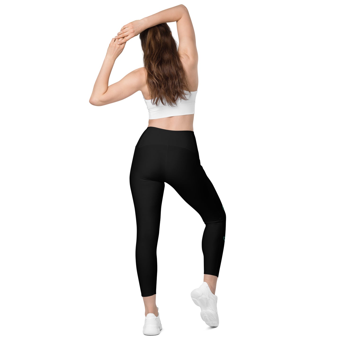 Shorty's Ladies Crossover leggings with pockets