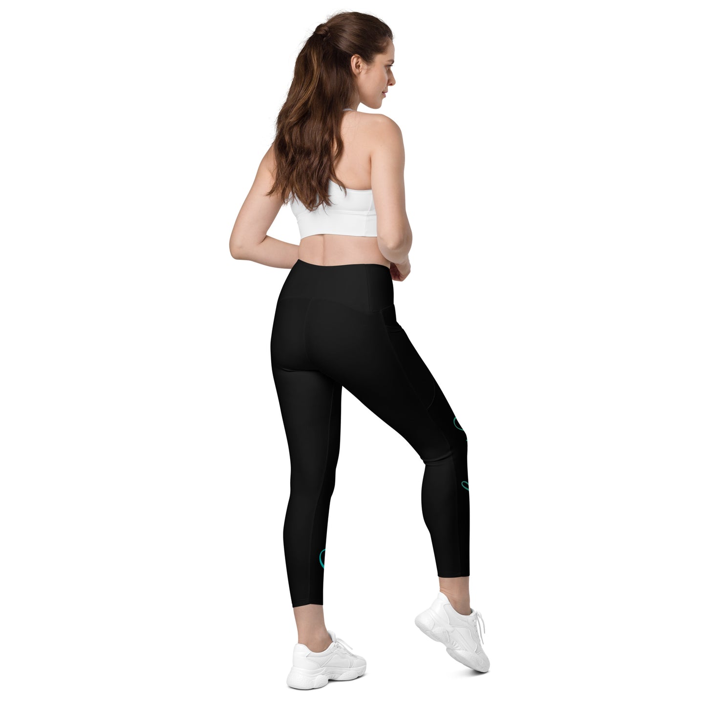 Shorty's Ladies Crossover leggings with pockets